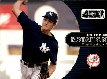 2002 Upper Deck 40-Man #1168 Mike Mussina Front
