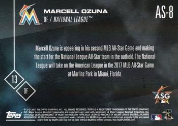 2017 Topps Now All-Star Game National League #AS-8 Marcell Ozuna Back