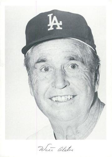 1976 Danny Goodman Los Angeles Dodgers #NNO Walter Alston Front
