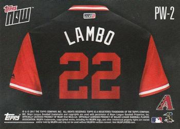 2017 Topps Now Players Weekend #PW-2 Jake Lamb Back