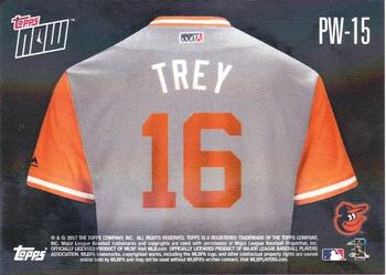 2017 Topps Now Players Weekend #PW-15 Trey Mancini Back