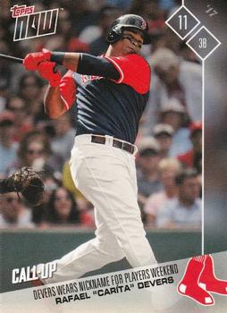 2017 Topps Now Players Weekend #PW-17 Rafael Devers Front