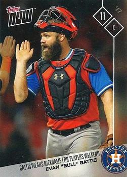 2017 Topps Now Players Weekend #PW-54 Evan Gattis Front
