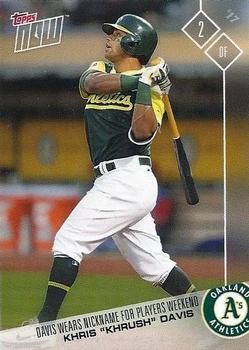 2017 Topps Now Players Weekend #PW-96 Khris Davis Front