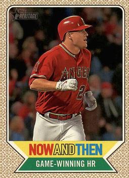 2017 Topps Heritage - Now and Then #NT-5 Mike Trout Front