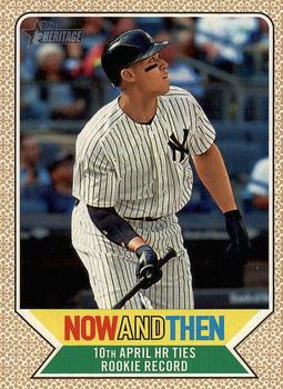 2017 Topps Heritage - Now and Then #NT-10 Aaron Judge Front