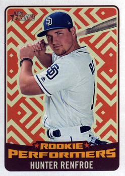 2017 Topps Heritage - Rookie Performers #RP-HR Hunter Renfroe Front