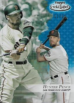 2017 Topps Gold Label - Class 1 Blue #51 Hunter Pence Front