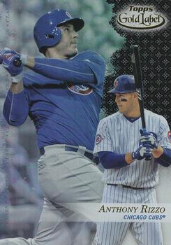 2017 Topps Gold Label - Class 2 Black #40 Anthony Rizzo Front