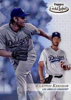 2017 Topps Gold Label - Class 3 #85 Clayton Kershaw Front