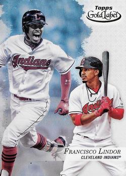2017 Topps Gold Label - Class 3 #87 Francisco Lindor Front