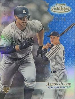 2017 Topps Gold Label - Class 3 Blue #86 Aaron Judge Front
