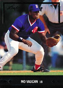 1991 Leaf - Gold Rookies #BC7 Mo Vaughn Front