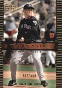 2002 Upper Deck Ultimate Collection #78 Tyler Yates Front