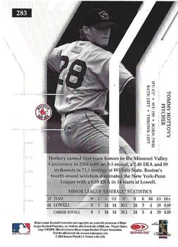 2004 Donruss Elite Extra Edition - Turn of the Century #283 Tommy Hottovy Back