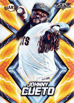 2017 Topps Fire #28 Johnny Cueto Front