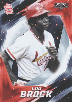 2017 Topps Fire #47 Lou Brock Front