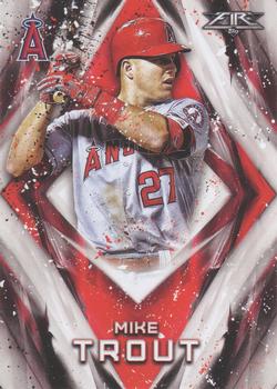 2017 Topps Fire #50 Mike Trout Front