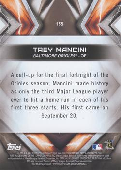 2017 Topps Fire #155 Trey Mancini Back