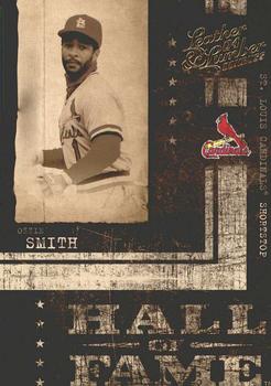 2004 Donruss Leather & Lumber - Hall of Fame #HF-7 Ozzie Smith Front