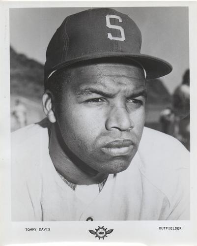 1969 Seattle Pilots Photos 8x10 #NNO Tommy Davis Front