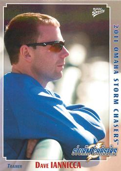 2011 MultiAd Omaha Storm Chasers #26 Dave Iannicca Front