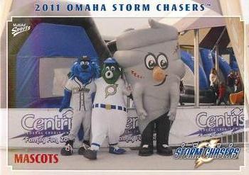 2011 MultiAd Omaha Storm Chasers #31 Casey / Stormy / Vortex Front