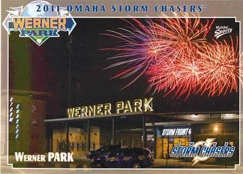 2011 MultiAd Omaha Storm Chasers #32 Werner Park Front