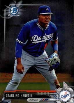 2017 Bowman Chrome - Prospects #BCP226 Starling Heredia Front