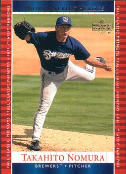 2002 Upper Deck World Series Heroes #98 Takahito Nomura Front
