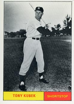 1980 Galasso B&W 1961 New York Yankees #3 Tony Kubek Front