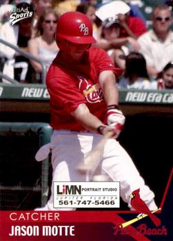 2004 MultiAd Palm Beach Cardinals #18 Jason Motte Front