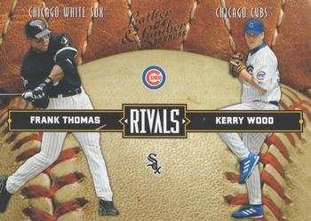 2004 Donruss Leather & Lumber - Rivals #LLR-7 Frank Thomas / Kerry Wood Front