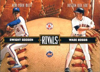 2004 Donruss Leather & Lumber - Rivals #LLR-14 Dwight Gooden / Wade Boggs Front