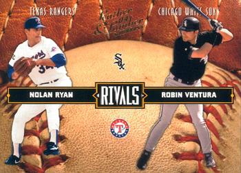 2004 Donruss Leather & Lumber - Rivals #LLR-25 Nolan Ryan / Robin Ventura Front