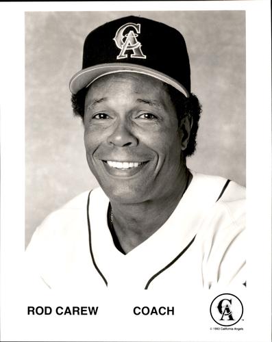 1993 California Angels Publicity Photos #NNO Rod Carew Front