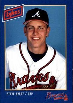1993 Lykes Atlanta Braves #NNO Steve Avery Front