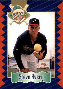1993 Fresh 2U Atlanta Braves #2 Steve Avery Front