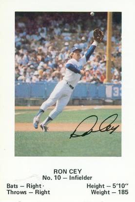 1980 Los Angeles Dodgers Police #NNO Ron Cey Front