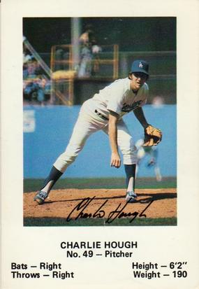 1980 Los Angeles Dodgers Police #NNO Charlie Hough Front