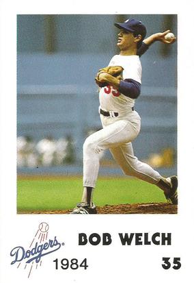 1984 Los Angeles Dodgers Police #NNO Bob Welch Front