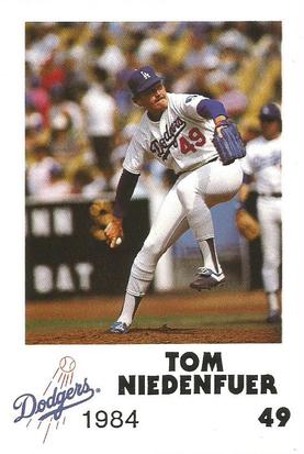 1984 Los Angeles Dodgers Police #NNO Tom Niedenfuer Front