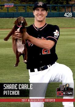 2017 Choice Albuquerque Isotopes #11 Shane Carle Front