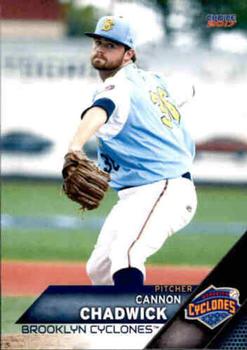 2017 Choice Brooklyn Cyclones #7 Cannon Chadwick Front