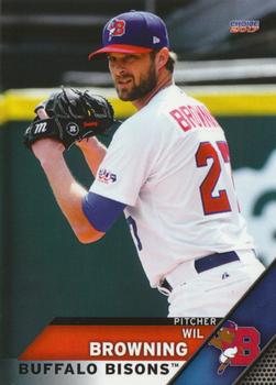 2017 Choice Buffalo Bisons #04 Wil Browning Front