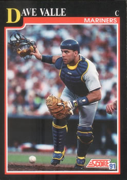 1991 Score #262 Dave Valle Front