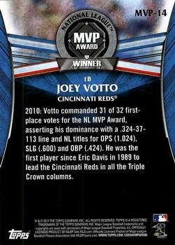 2017 Topps Update - MVP Award Winners #MVP-14 Joey Votto Back