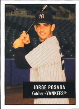 2003 Bowman Heritage #1 Jorge Posada Front