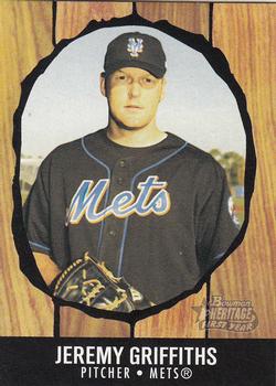 2003 Bowman Heritage #187 Jeremy Griffiths Front