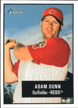2003 Bowman Heritage #62 Adam Dunn Front